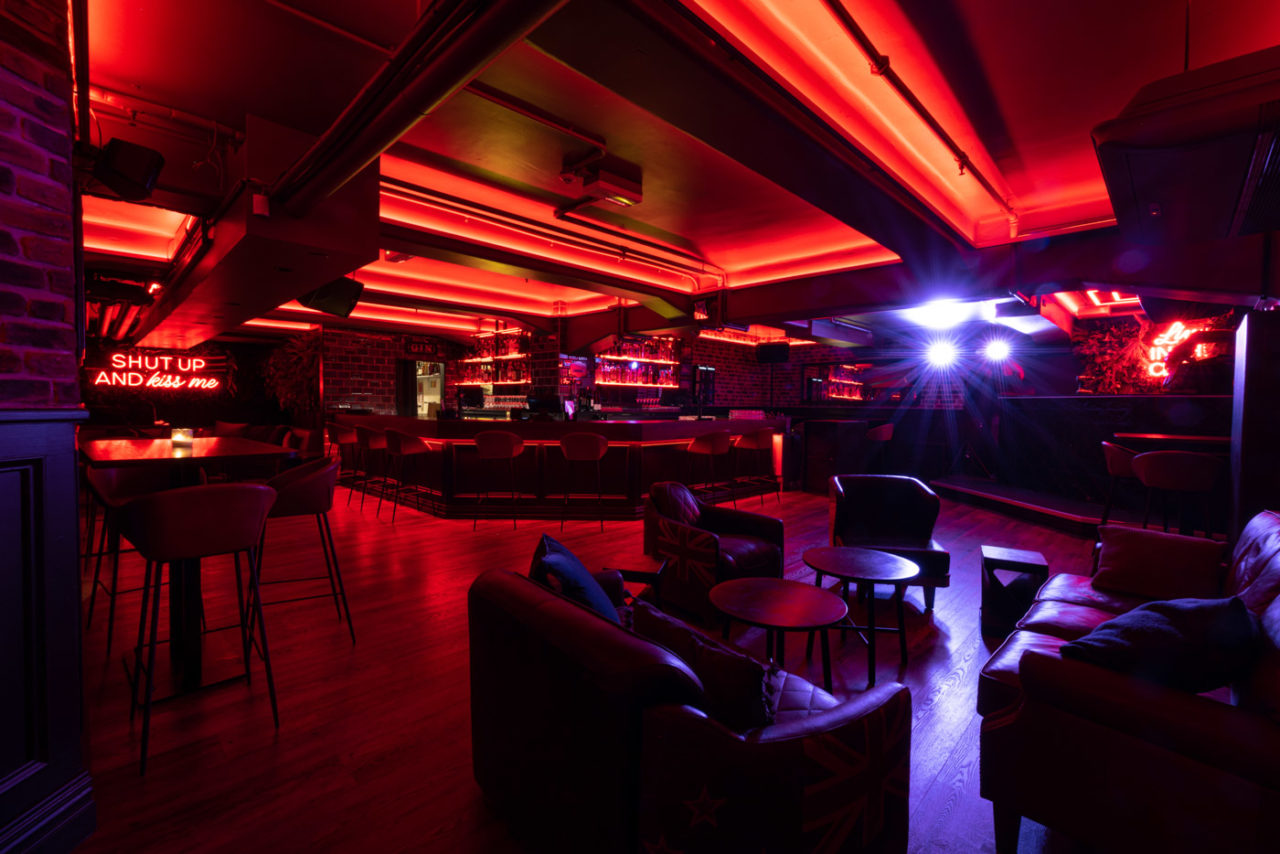 The Cellar Bar at Danny Doolans Hospitality Lighting Projects Novii