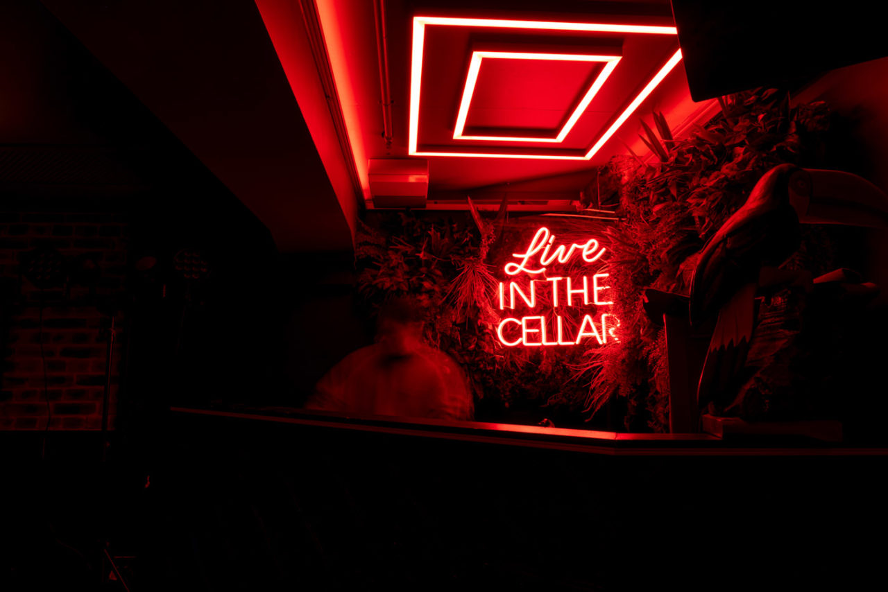 The Cellar Bar at Danny Doolans Hospitality Lighting Projects Novii