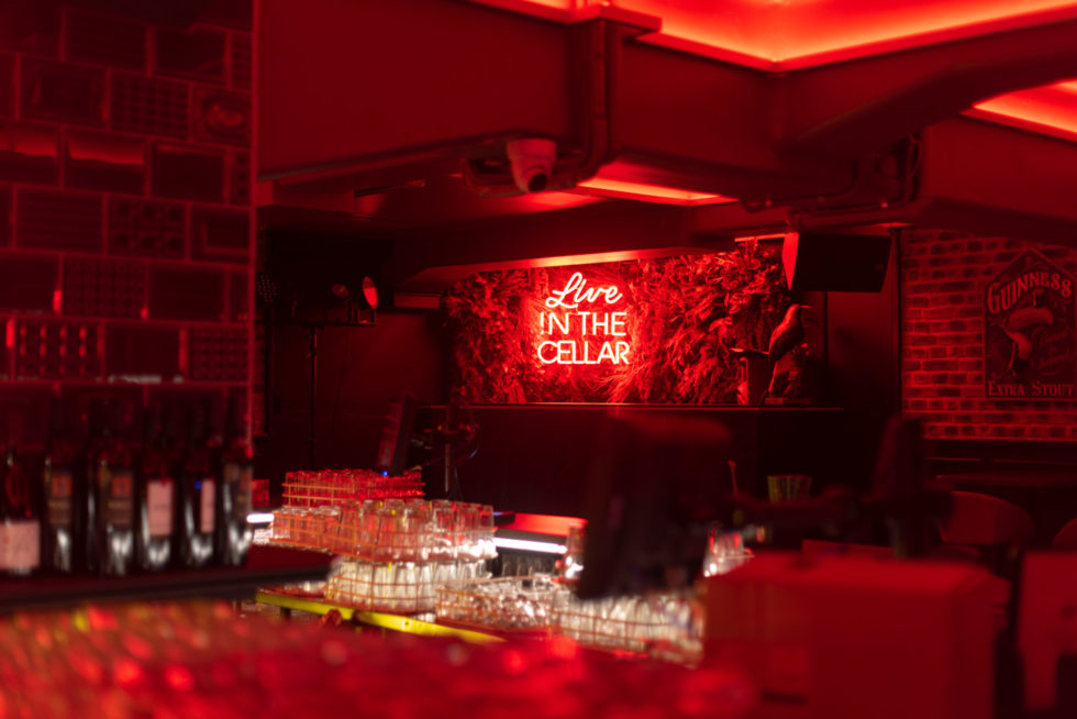 The Cellar Bar at Danny Doolans Hospitality Lighting Projects Novii
